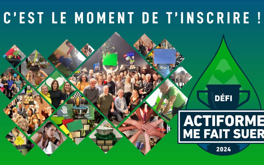Le Défi Actiforme me fait suer reprend du service en 2024 !