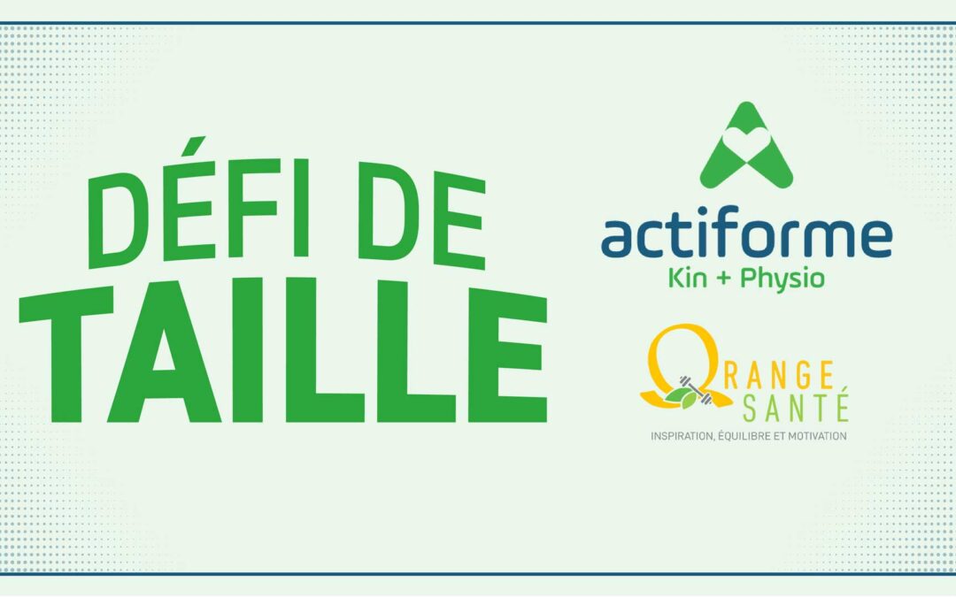 Nouveau chez Actiforme : affrontez le Défi de taille